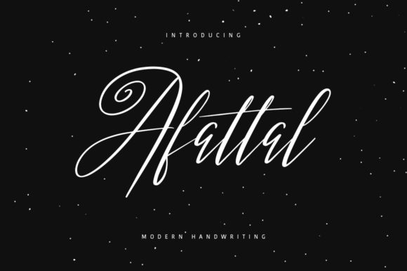 Afattal Script Handwritten Font for Timeless Branding