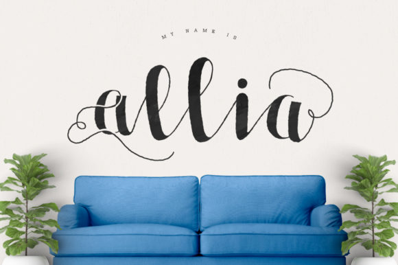 Allia: A Script Handwritten Font That Elevates Campaign Visuals