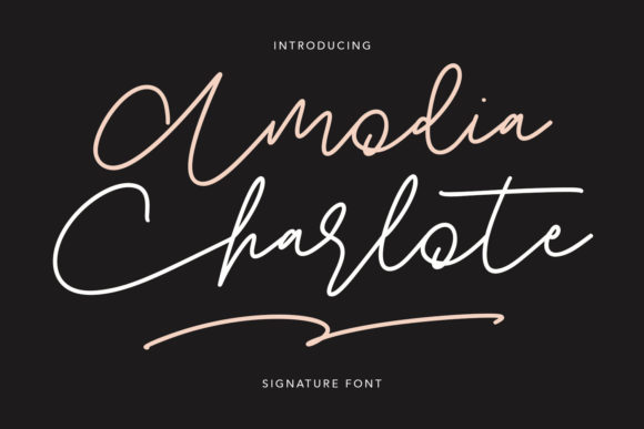 Amodia Charlote: A Delicate Script Handwritten Font for Modern Web Design