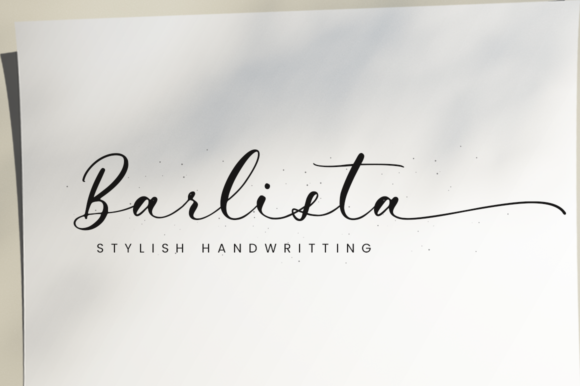 Barlista: A Delicate Script Handwritten Font for Editorial Elegance