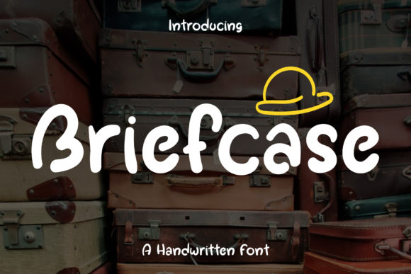 Briefcase Font for Authentic Handwritten Branding