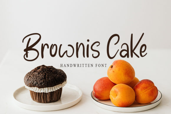 Brownis Cake Font: A Clean, Friendly Script Handwritten Typeface