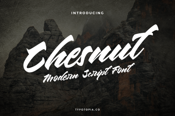 Chesnut: A Script Handwritten Font for Trusted Brand Identity