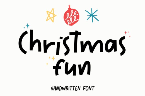 Christmas Fun: A Playful Script Handwritten Font for Digital Brands