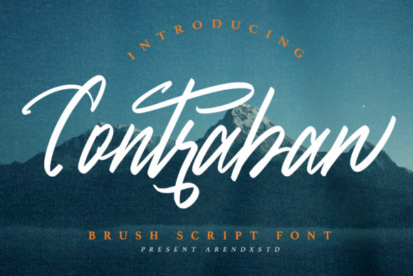 Contraban Script Handwritten Font for Crafters & Sellers