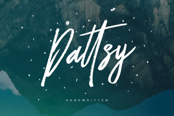 Dattsy: A Flowing Script Handwritten Font for Real Branding