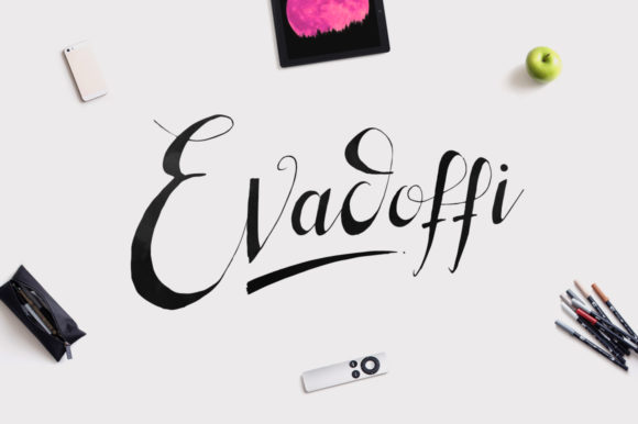 Evadoffi: A Script Handwritten Font That Elevates Website Headers