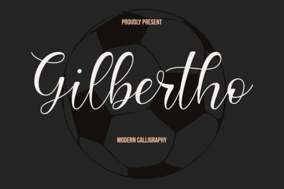 Gilbertho: A Script Handwritten Font for Elegant Brand Identity