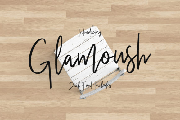 Glamoush: A Timeless Script Handwritten Font for Elegant Branding