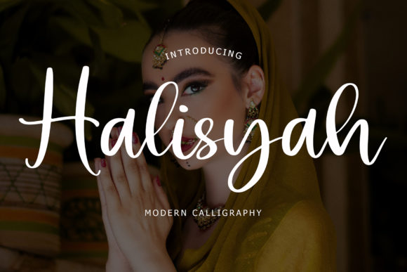 Halisyah: A Modern Script Handwritten Font for Elegant Campaign Design
