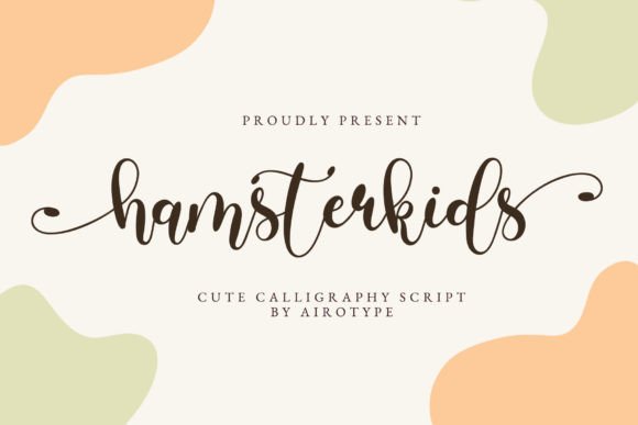 Hamsterkids Font: Playful Calligraphy for Handmade Labels & Printables