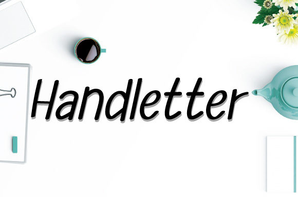 Handletter: A Clean & Casual Handwritten Font for Crafters