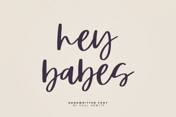 Hey Babes Font for Casual, Memorable Brand Visuals