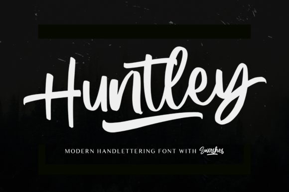 Huntley: A Sweet Cursive Handwritten Font for Joyful Branding