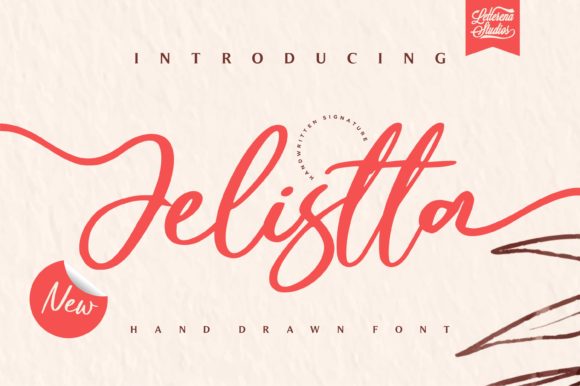 Jelistta: A Relaxed Handwritten Font for Casual Digital Branding