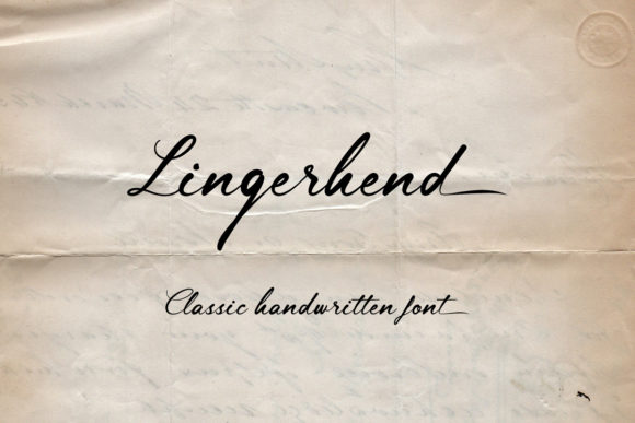 Lingerhend Font for Elegant Design