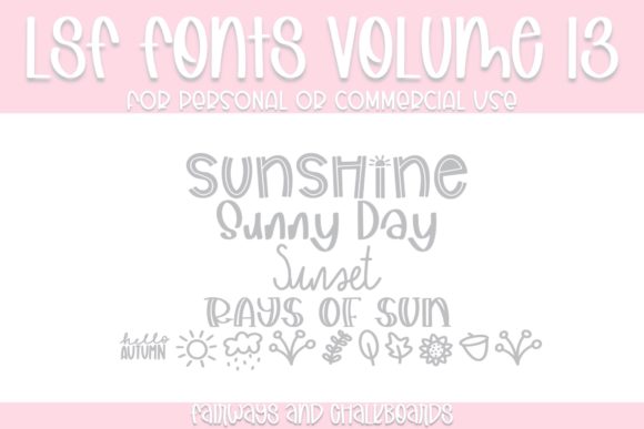 LSF Volume 13: A Refined Script Handwritten Font Collection