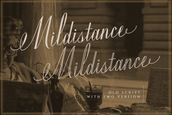 Mildistance Font for Business Branding