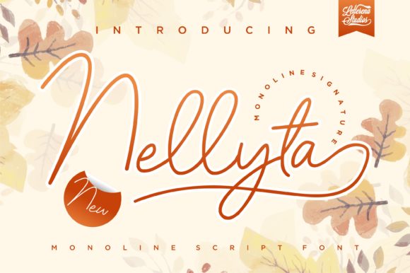Nellyta: A Romantic Script Handwritten Font for Branding Projects