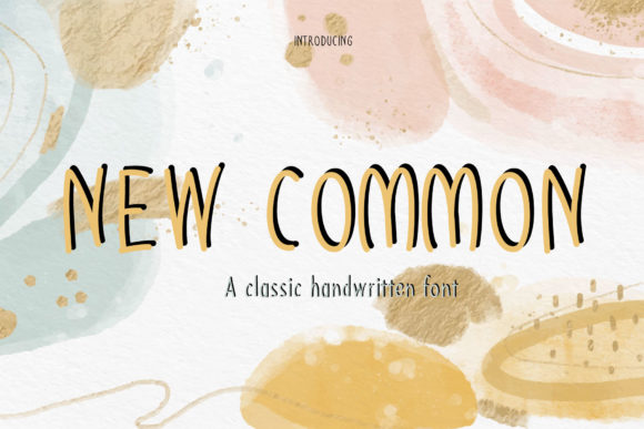 New Common: A Joyful Script Handwritten Font for Editorial Warmth
