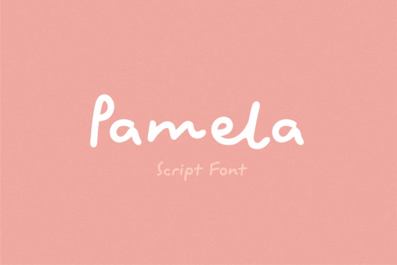 Pamela: A Modern Handwritten Font for Crafters & Makers
