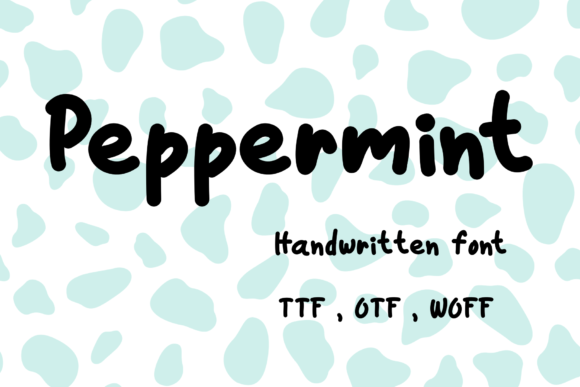 Pepperment: A Cute Handwritten Font for Friendly Digital Brands