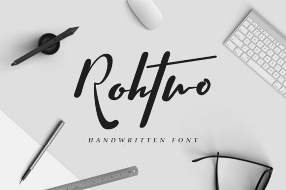 Rohtwo: A Modern Handwritten Font for Crafters & Sellers
