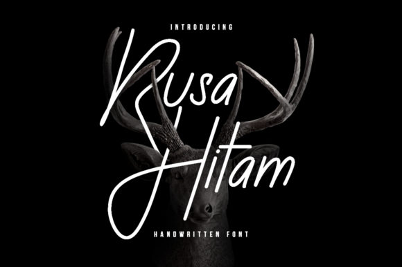 Rusa Hitam: A Cute Handwritten Font for Distinctive Brand Identity