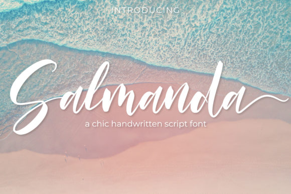 Salmanda: A Script Handwritten Font for Elegant Digital Branding