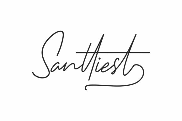 Santtiest: A Stylish Script Handwritten Font for Scroll-Stopping Visuals
