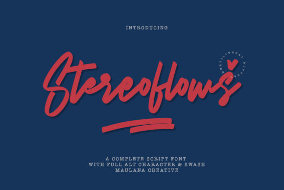 Stereoflows: A Script Handwritten Font That Makes Your Campaigns Feel Human