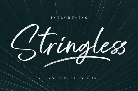 Stringless: A Friendly Handwritten Font for Modern Web Brands