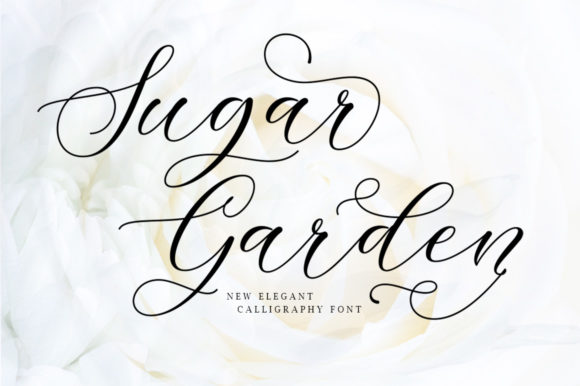 Sugar Garden: Elegant Script Handwritten Font for Digital Design