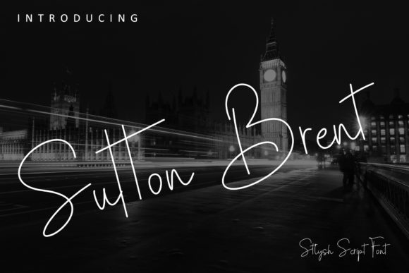 Sutton Brent: A Delicate Script Handwritten Font for Editorial Elegance