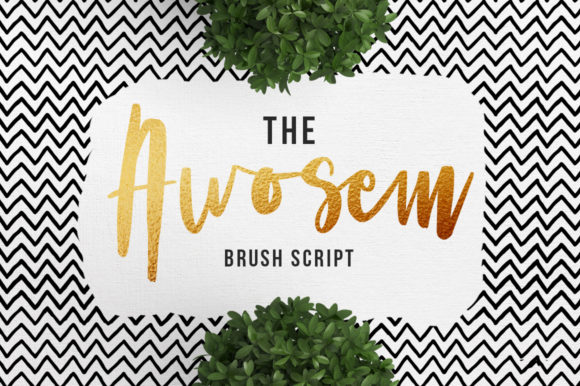 The Awosem: A Script Handwritten Font for Warm, Modern Branding
