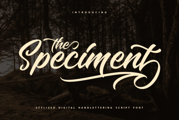 The Speciment: A Retro Handwritten Font for Impactful Campaigns