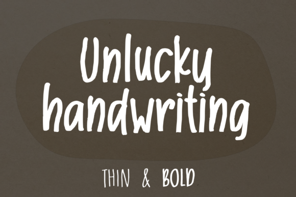 Unlucky: A Sweet & Quirky Script Handwritten Font for Digital Design