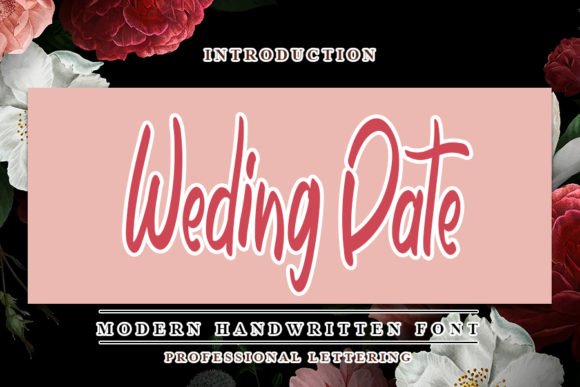 Wedding Date: A Sweet Script Handwritten Font for Digital Romance