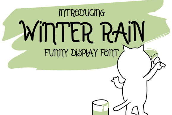 Winter Rain Script Handwritten Font for Casual Creatives