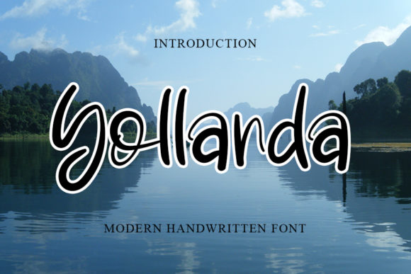 Yollanda: A Script Handwritten Font for Editorial Elegance